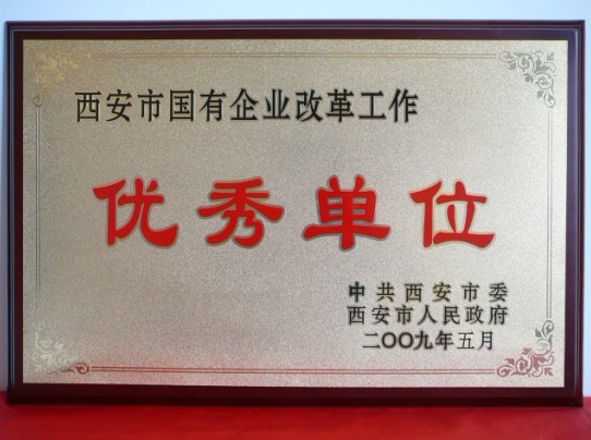 2009年5月，，，，，，，被西安市委、市政府评为西安市国企业刷新事情优异单位